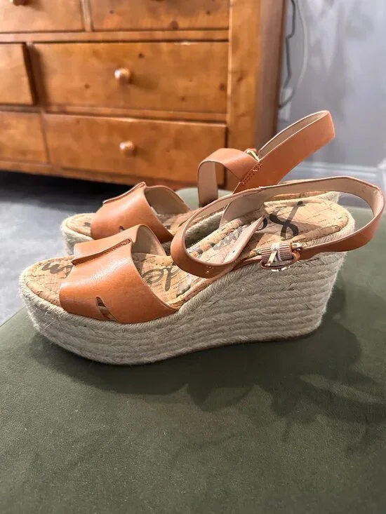 Sam Edelman Maura Espadrille Wedge Sandals 8.5 - Picture 7 of 10